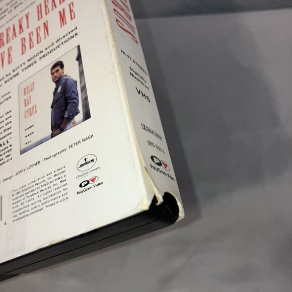 Vhs / Tape Billy Ray Cyrus 1992 Some Gave All Achy Breaky Heart Could’ve Been Me - Picture 3 of 11
